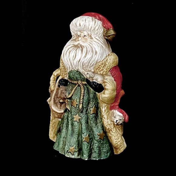 Vintage Woodland Santa Clause Figurine: 1990s - Picture 4 of 6